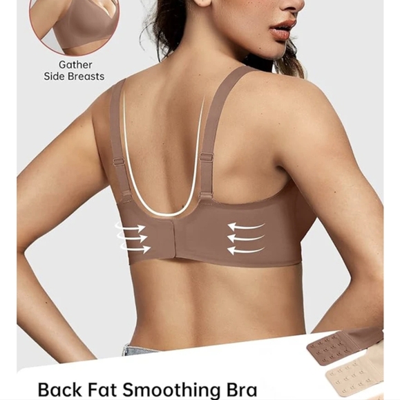 SheCurve Jelly Bra, XL, Nude Pink - Picture 2 of 5